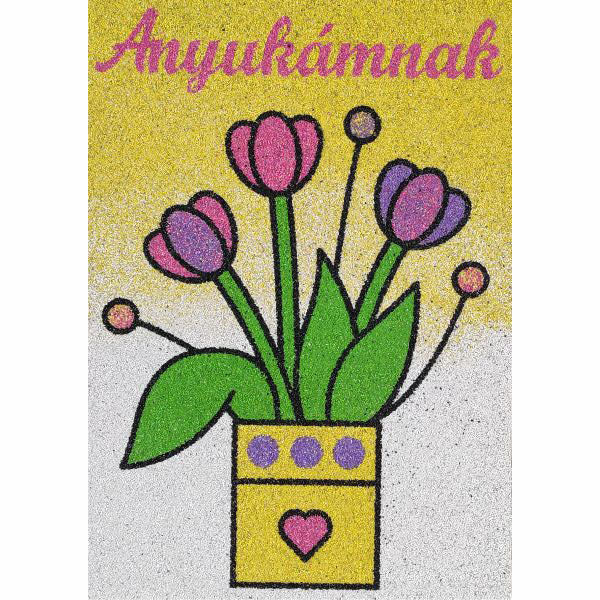 Tulipán anyukámnak homokkép-ugyeske.hu-homokkepek-homokrajzok
