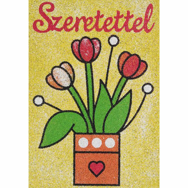 Tulipánok szeretettel homokkép-ugyeske.hu-homokkepek-homokrajzok
