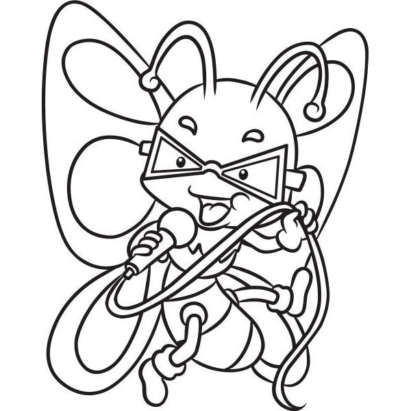 Éneklő lepke homokkép-ugyeske.hu-homokkepek-homokrajzok