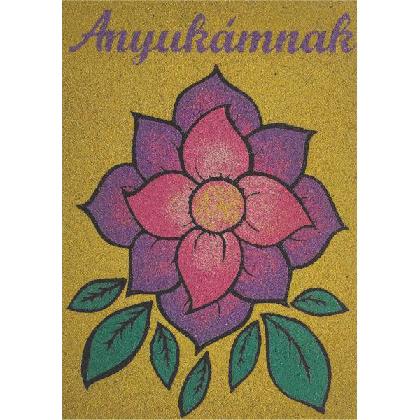 Szellőrózsa anyukámnak homokkép-ugyeske.hu-homokkepek-homokrajzok