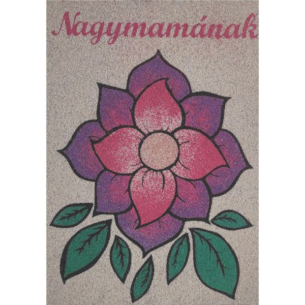 Szellőrózsa nagymamának homokkép-ugyeske.hu-homokkepek-homokrajzok