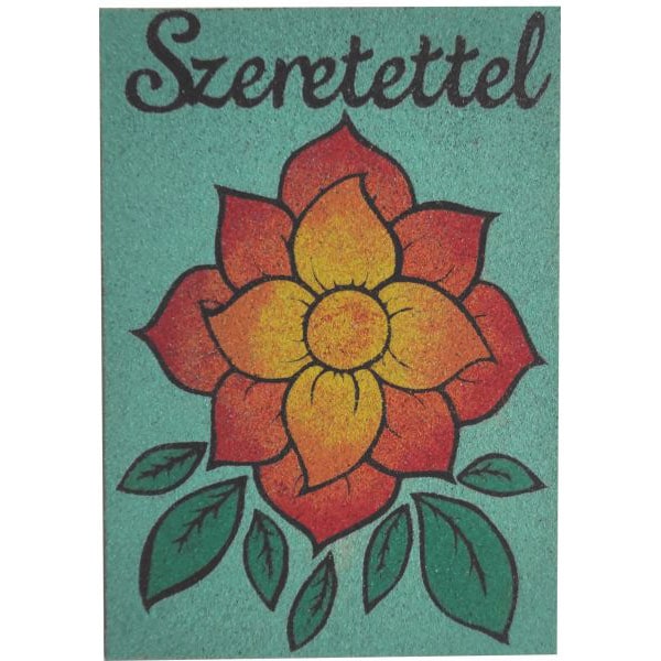 Szellőrózsa szeretettel homokkép-ugyeske.hu-homokkepek-homokrajzok