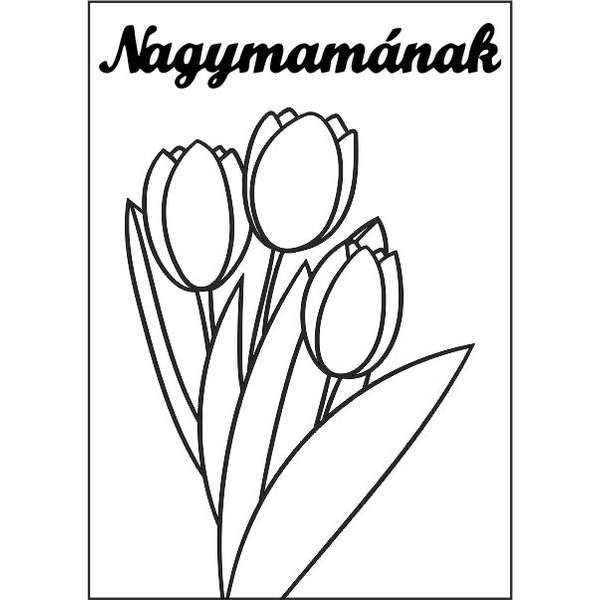 Tulipán csokor Nagymamának-ugyeske.hu-homokkepek-homokrajzok