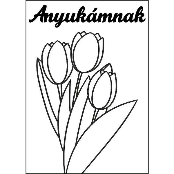 Tulipán csokor Anyukámnak-ugyeske.hu-homokkepek-homokrajzok