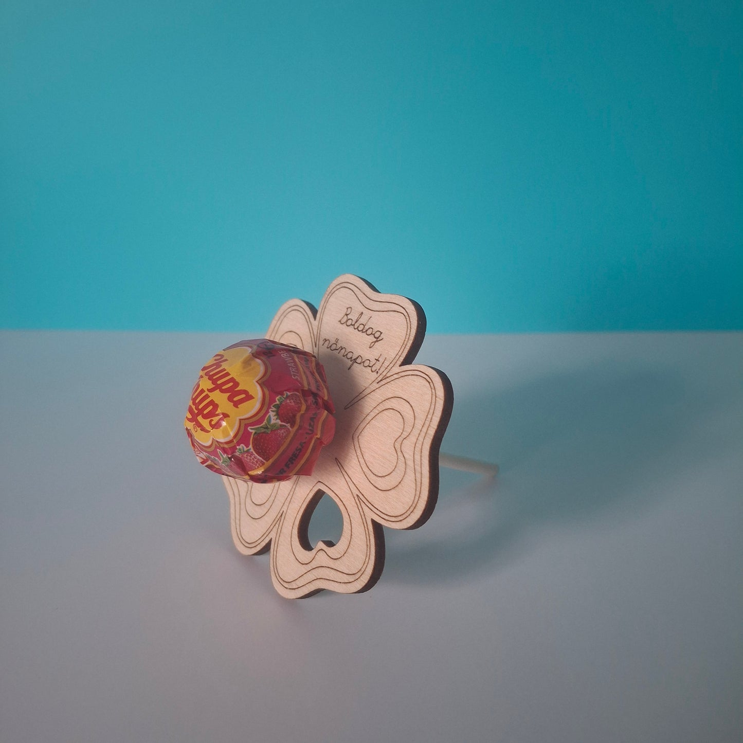 Virágfej nyalókához