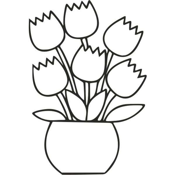 Vázás tulipán-ugyeske.hu-homokkepek-homokrajzok