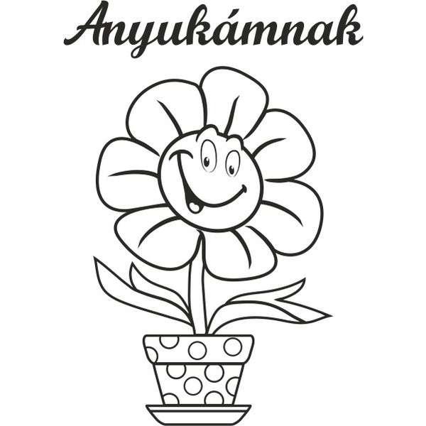 Mosolygós virág Anyukámnak-ugyeske.hu-homokkepek-homokrajzok