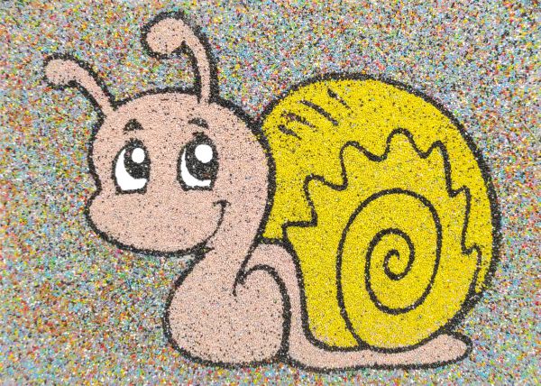 Csigusz homokkép-ugyeske.hu-homokkepek-homokrajzok