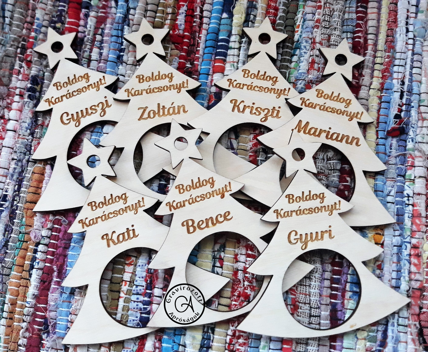 Szalvétagyűrű - karácsonyi