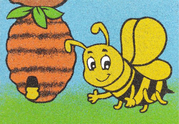 Méhecske homokkép-ugyeske.hu-homokkepek-homokrajzok