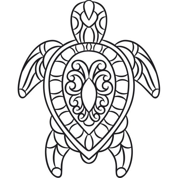 Díszes teknős homokkép-ugyeske.hu-homokkepek-homokrajzok