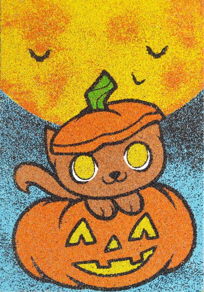 Halloween homokkép csomag (2 kép)-ugyeske.hu-homokkepek-homokrajzok