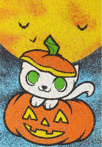 Halloween homokkép csomag (2 kép)-ugyeske.hu-homokkepek-homokrajzok
