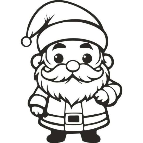 Törpe télapó homokkép