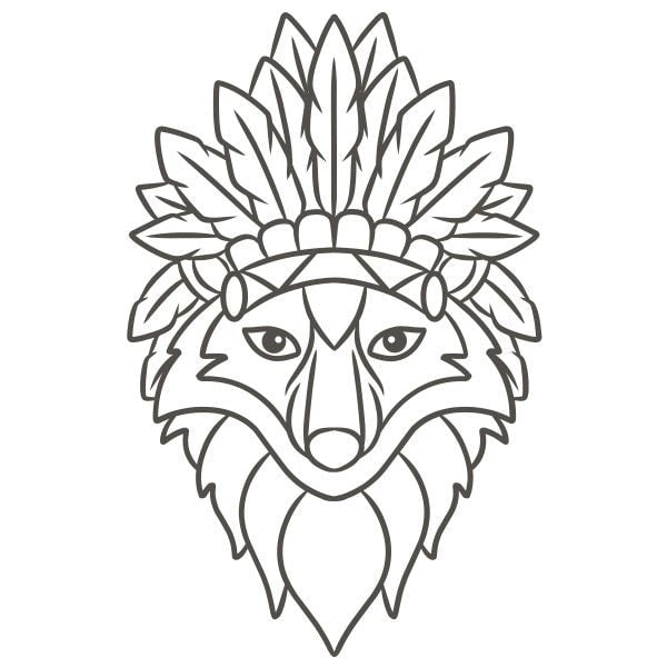 Indián róka-ugyeske.hu-homokkepek-homokrajzok