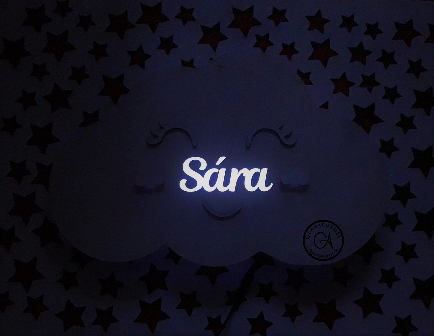 Felhő alakú éjjeli lámpa