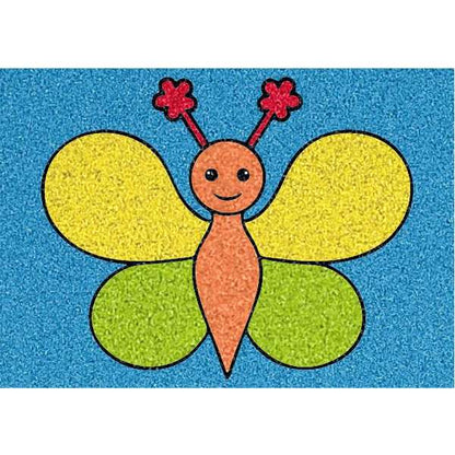 Egyszerű pillangó homokkép-ugyeske.hu-homokkepek-homokrajzok