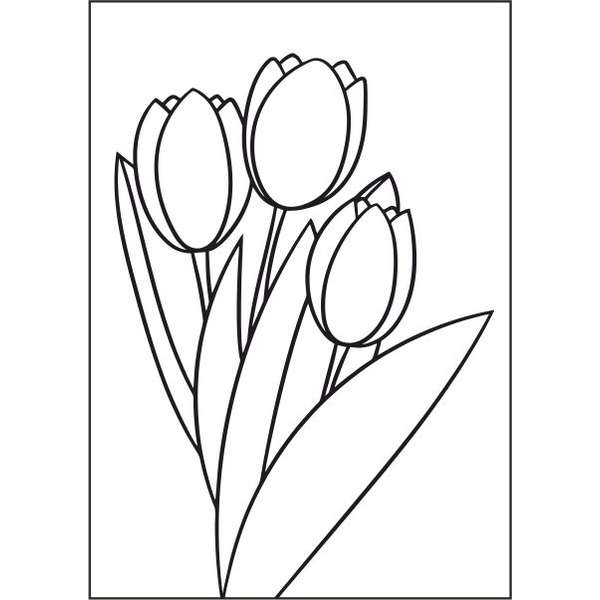 Tulipán csokor homokkép-ugyeske.hu-homokkepek-homokrajzok